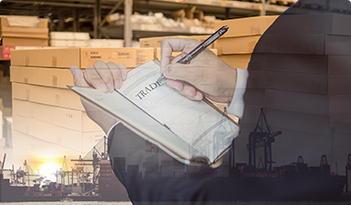 貨物到港，海關(guān)方形